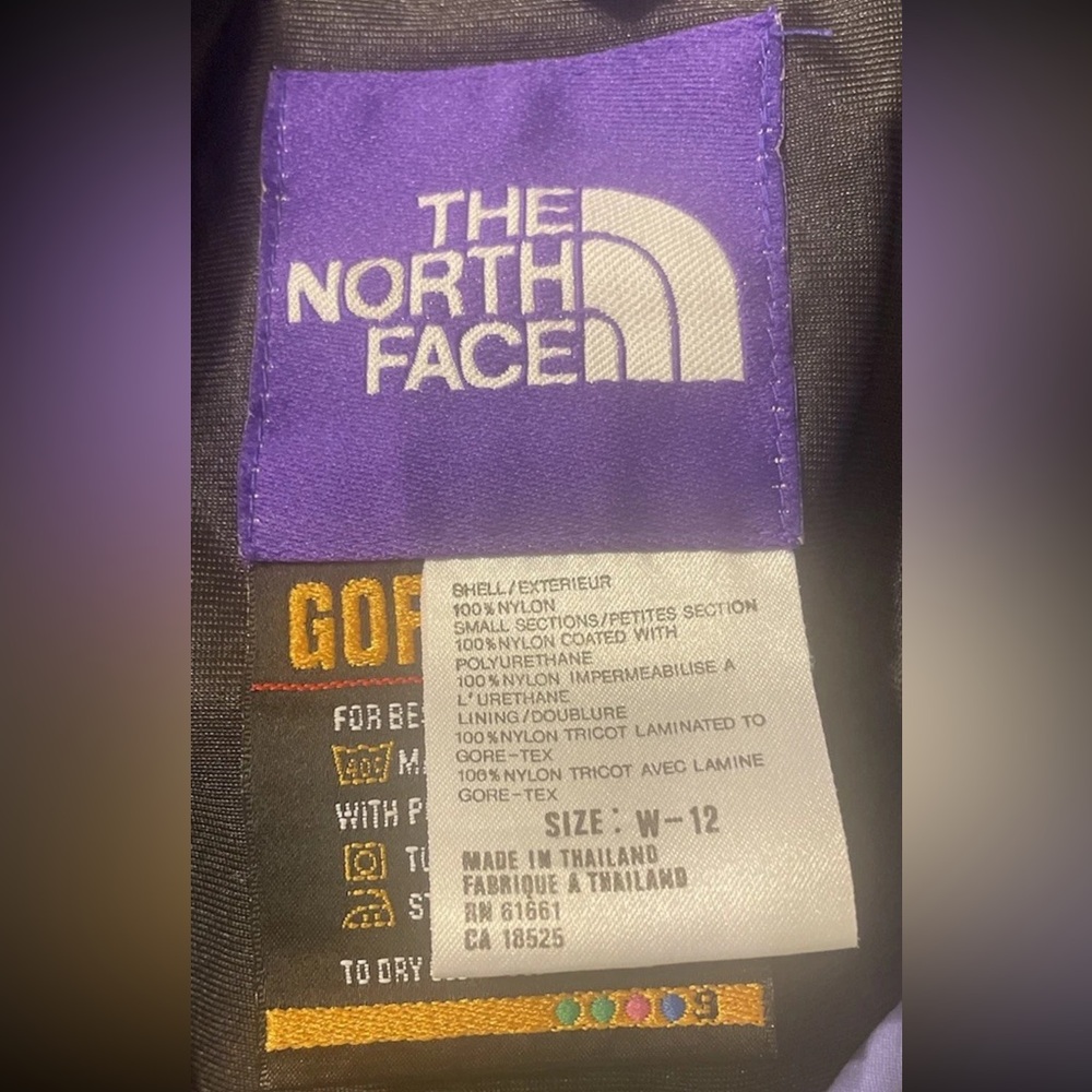 The North Face 90s GORE-TEX Color Block Women’s Retro Outdoor Jacket Size 12 EUC - Picture 8 of 8